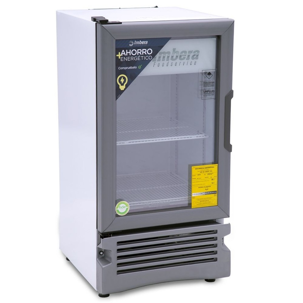 [1024353] Refrigerador Vertical Puerta de Vidrio VR0-4D IMBERA