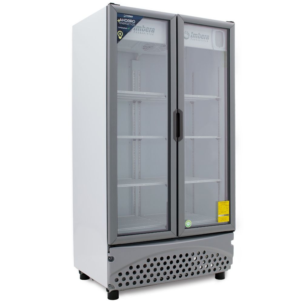 [1030601] Refrigerador Vertical 2 Puertas de Vidrio VRD-26-2PC IMBERA