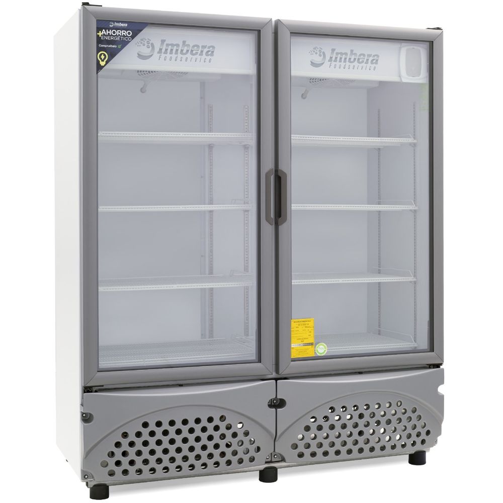 [1023618] Refrigerador Vertical 2 Puertas de Vidrio VRD-35-2PC IMBERA