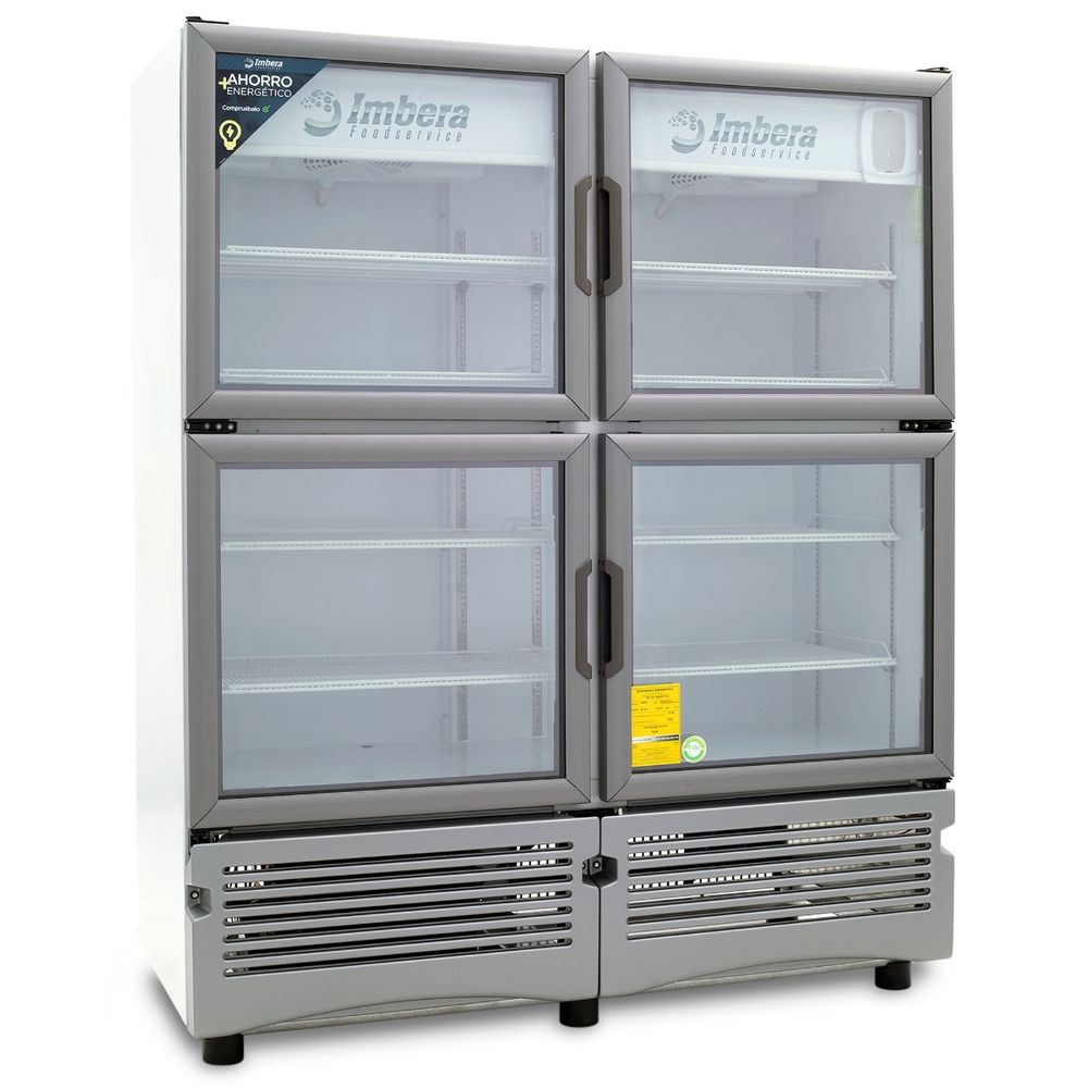 [1023530] Refrigerador Vertical 4 Puertas de Vidrio VRQ-35-4PC IMBERA