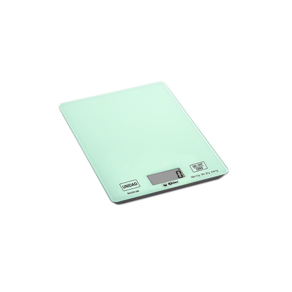 [103316] Báscula de Cocina 5 Kg Verde BACRI-5M RHINO