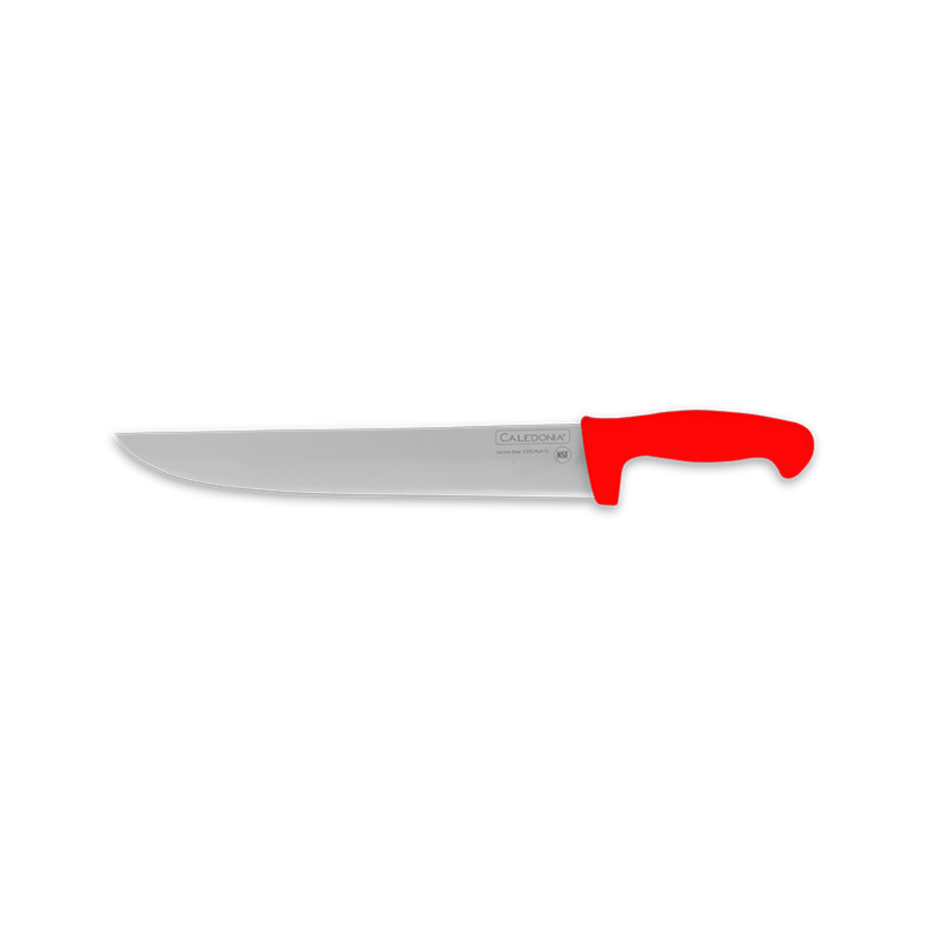 [103568] Cuchillo Bistecero Recto 14'' Color Rojo CABIR-14R CALEDONIA