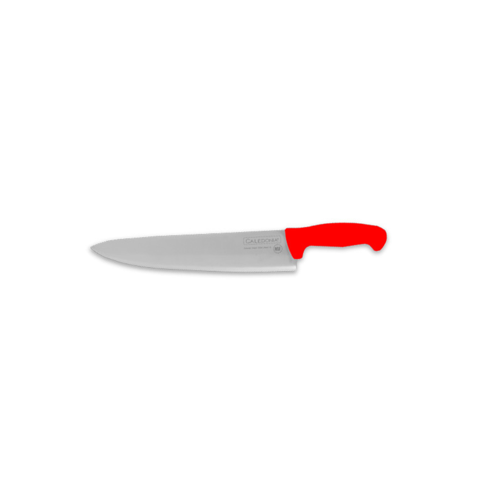[103583] Cuchillo Chef Profesional Rojo 12 Pulgadas CACHE-12R CALEDONIA