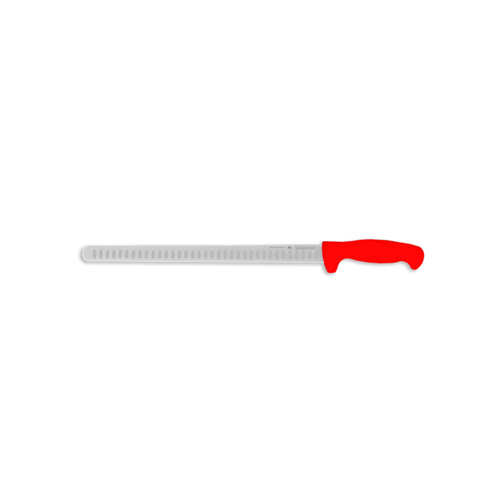 [103591] Cuchillo para Jamón de 14'' Color Rojo CAJAM-14R RHINO