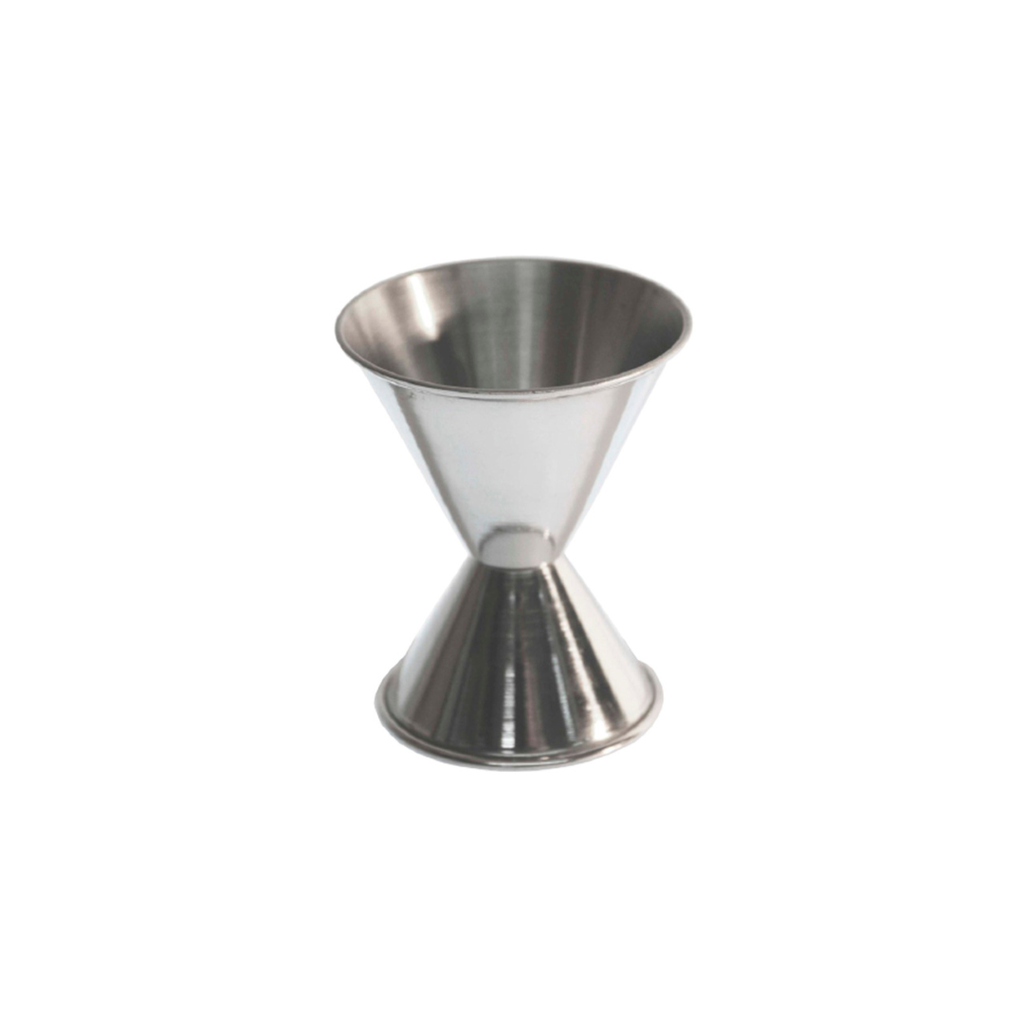 [103617] Medidor doble para Bebidas de Acero Inoxidable 1 y 2 oz. (30 y 60 ml) JIG-2 CALEDONIA