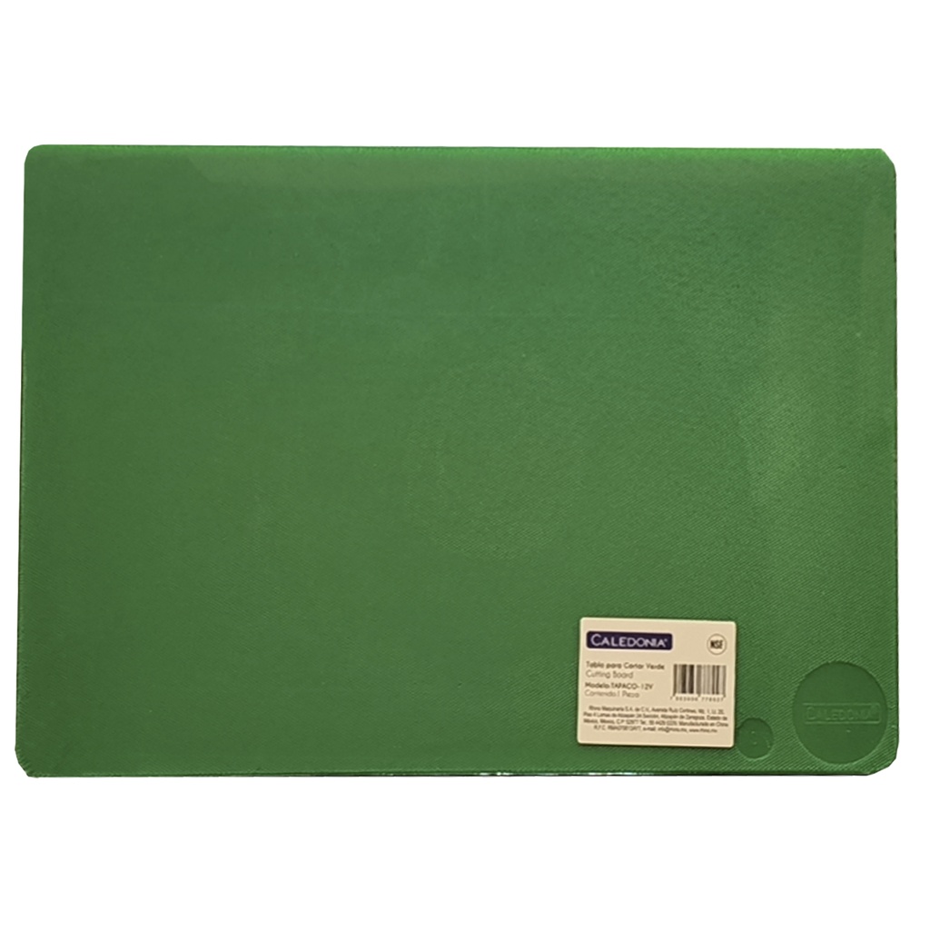 [103705] Tabla para Cortar de color Verde TAPACO-18V CALEDONIA