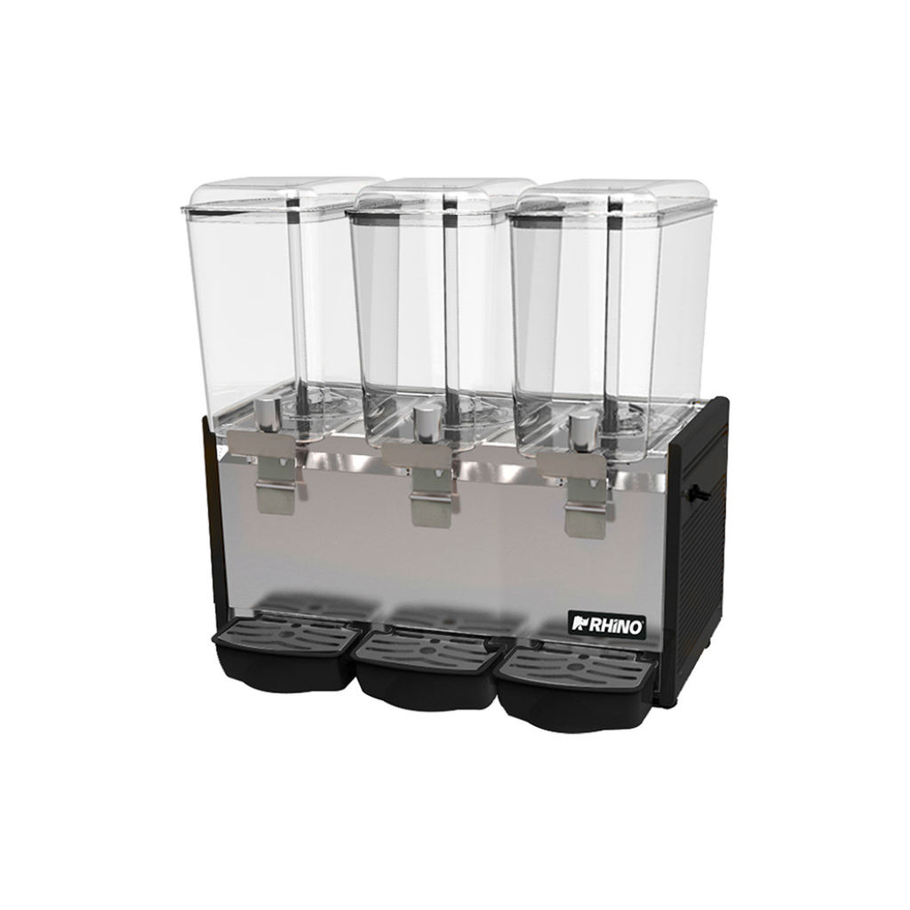 [103723] Dispensador de Bebidas frías 18 Litros 3 Tanques DISBEF-3T RHINO