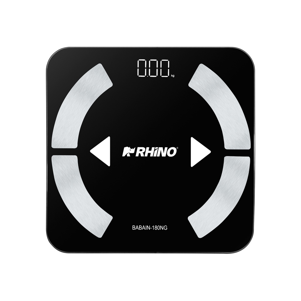 [103774] Báscula Inteligente de Peso Corporal hasta 180 kg BABAIN-180NG RHINO