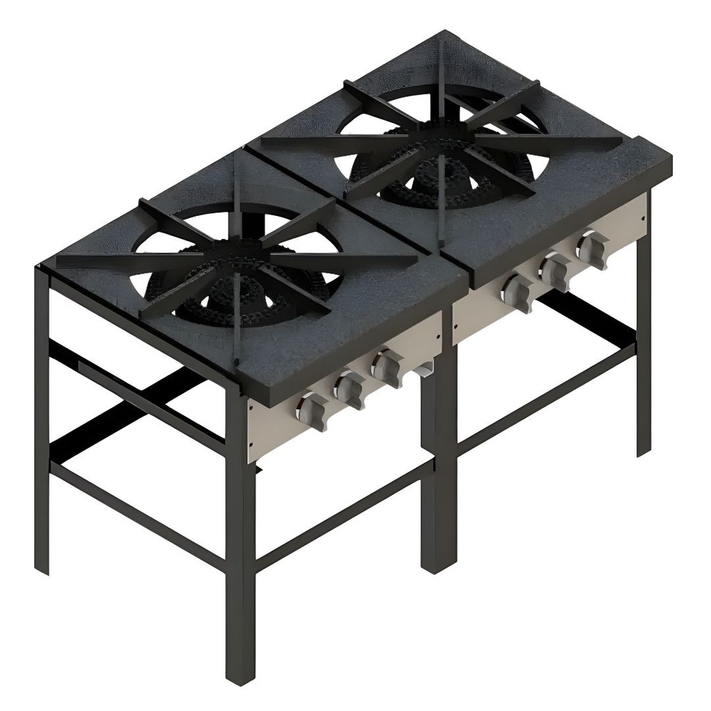 [23102053] Fogón Doble Compacto F-2C INTERNATIONAL