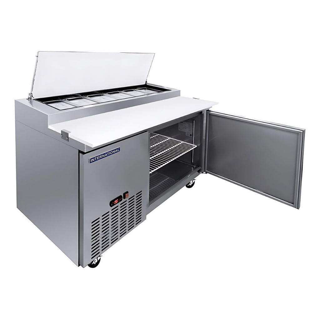 [23102076] Mesa de Preparación de Pizza 1 Puerta 10 ft3 INT/MPP-1P-AI INTERNATIONAL