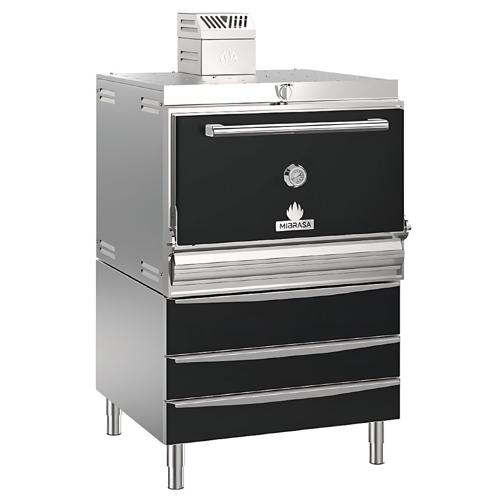 [23102164] Horno de Brasa con Cajones Térmicos 110 a 130 Comensales HMB HOT 110-C MIBRASA