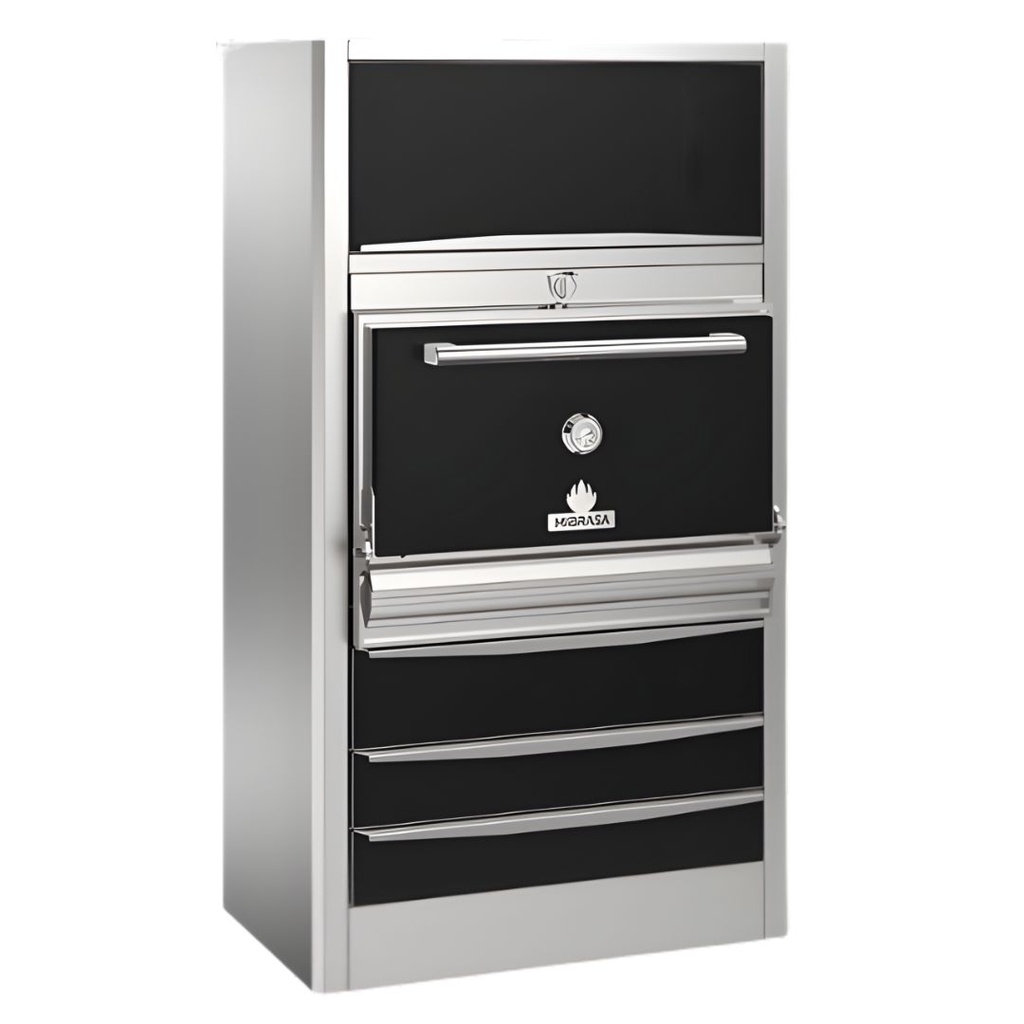 [23102169] Horno de Brasa con Cajones Térmicos y Armario Caliente 75 a 95 Comensales HMB HOT AC 75-M MIBRASA