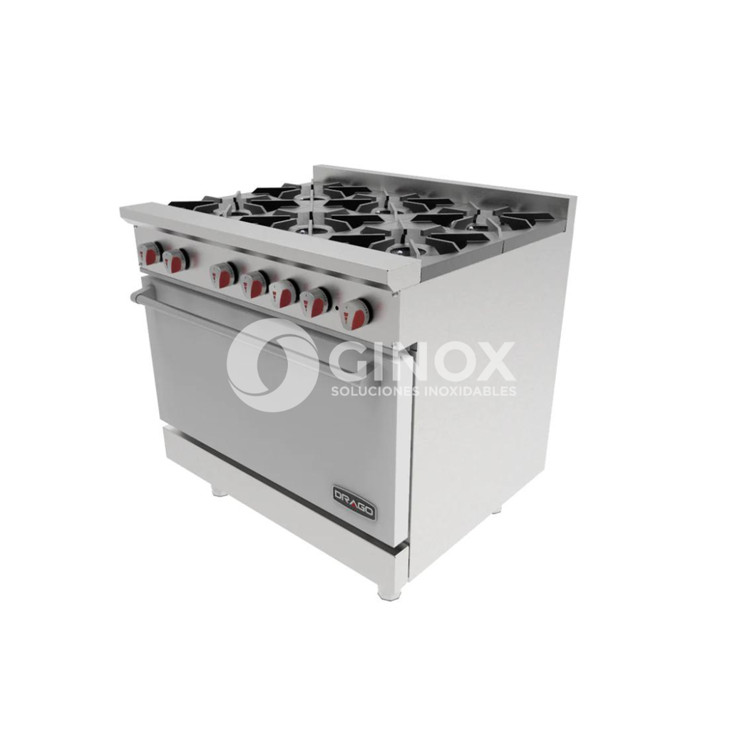 [102901] Estufa con 6 Quemadores CG-61 DRAGO