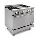 Estufa Combinada con 4 Quemadores y Plancha CG-41P DRAGO