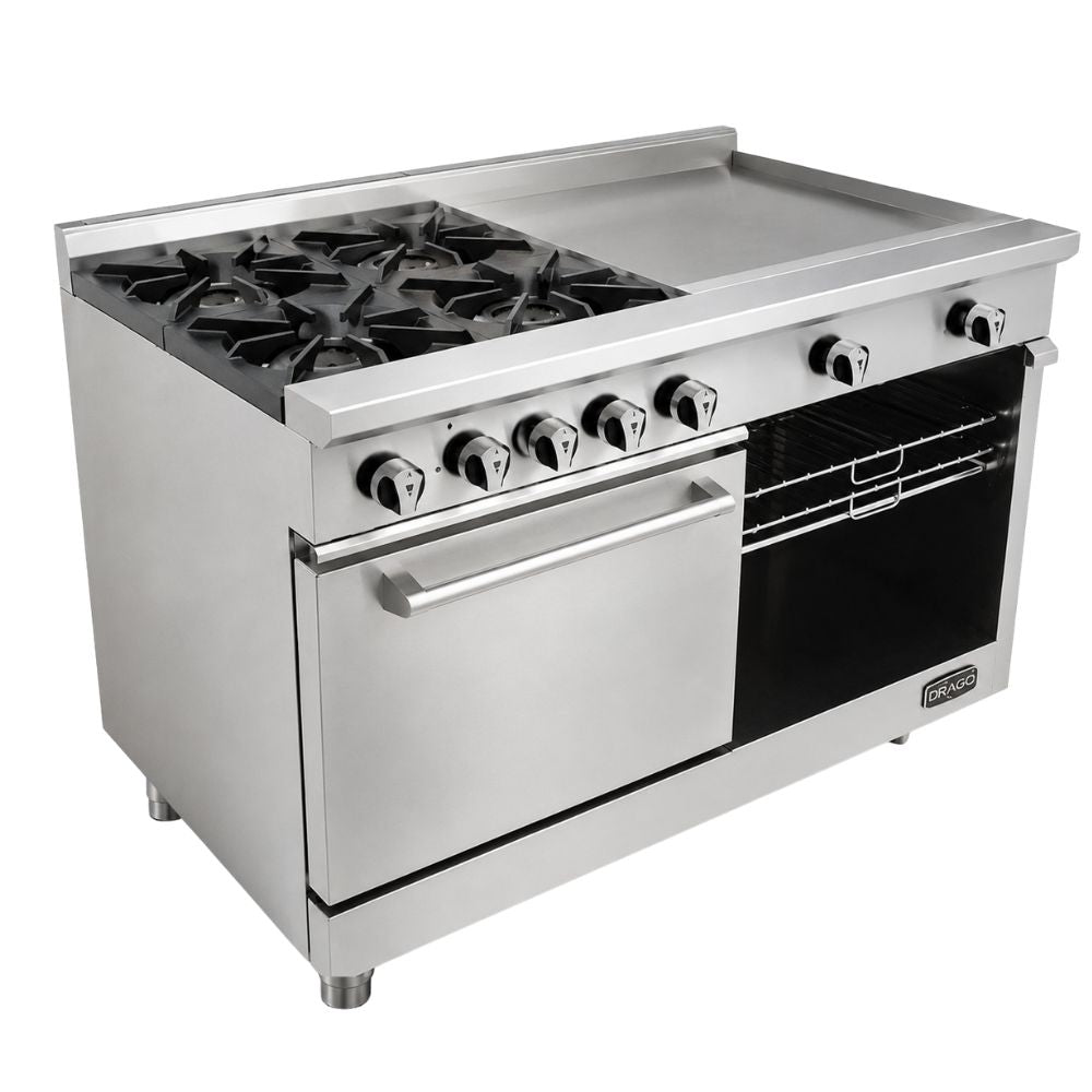 [102903] Estufa Combinada con 4 Quemadores, Horno y Plancha CG-41PD DRAGO