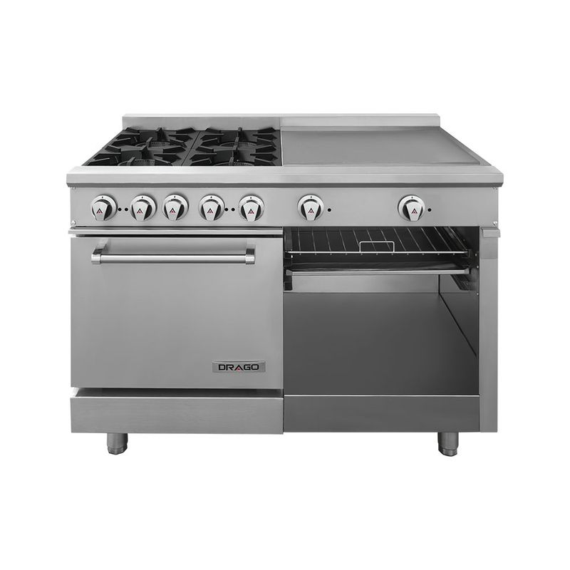 [102903] Estufa Combinada con 4 Quemadores, Horno y Plancha CG-41PD DRAGO