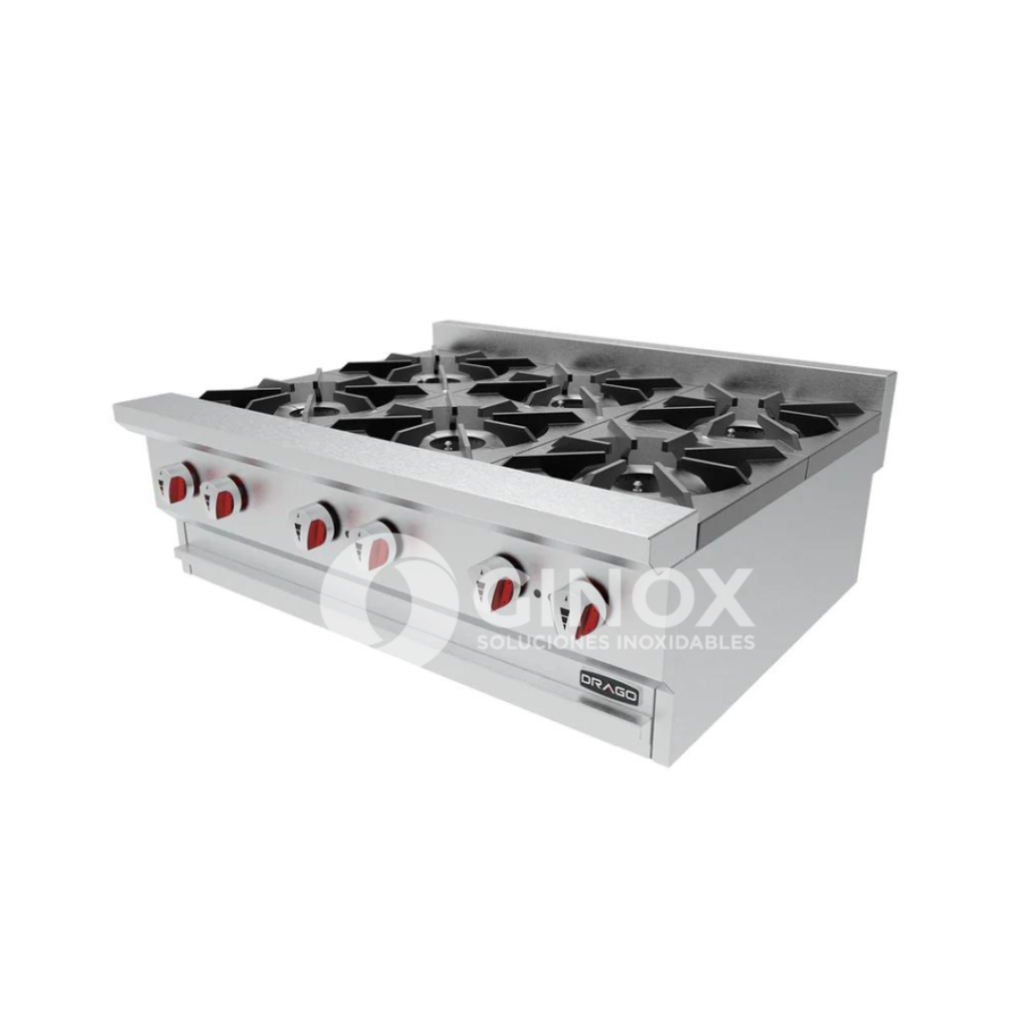 [102915] Parrilla con 6 Quemadores CG-60 DRAGO
