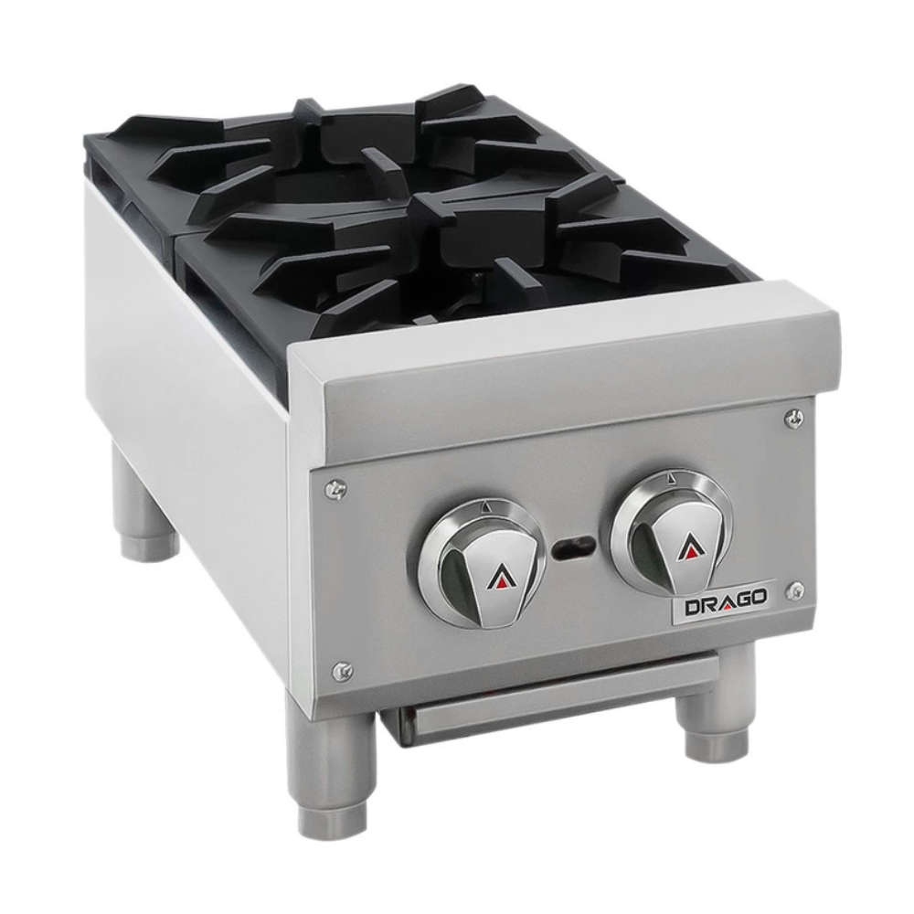 Parrilla con 2 Quemadores CG-20 DRAGO
