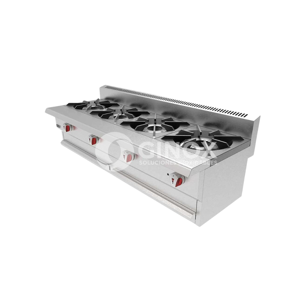 [102918] Parrilla con 4 Quemadores CG-40 SLIM DRAGO