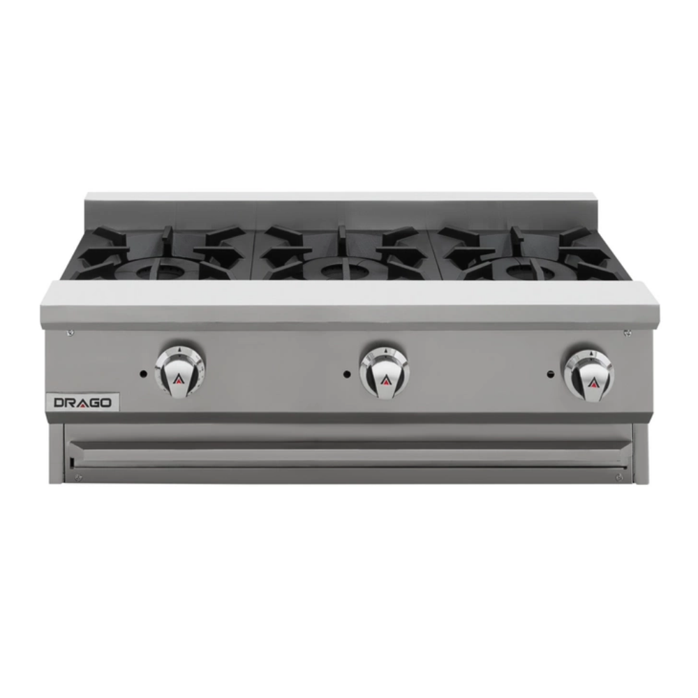 Parrilla con 3 Quemadores CG-30 SLIM DRAGO