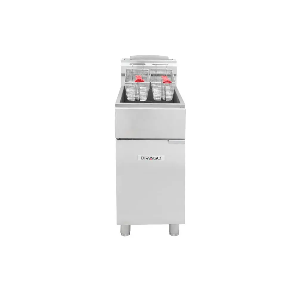 [102937] Freidora de 16 Litros a Gas con válvula Robert Shaw FG-16RS DRAGO