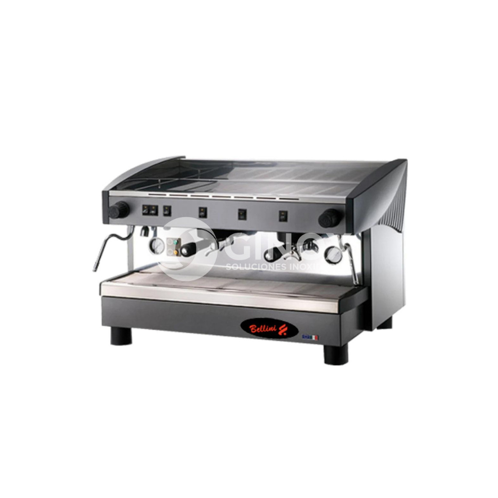 [103011] Cafetera Semiautomática 2 Grupos 2 Salidas de Vapor MS100 BELLINI