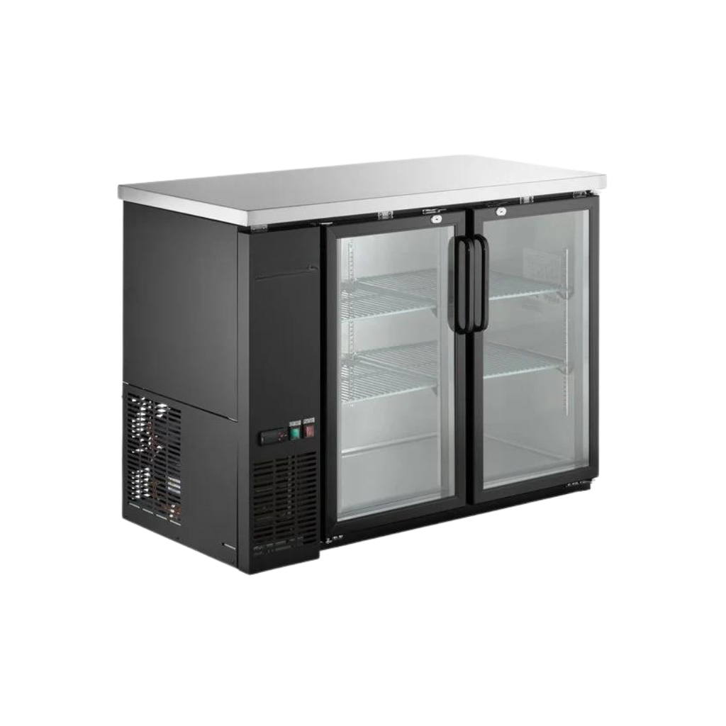 [103059] Contrabarra Refrigerada 2 Puertas de Cristal CBR-2PC-SS-02 ICEHAUS