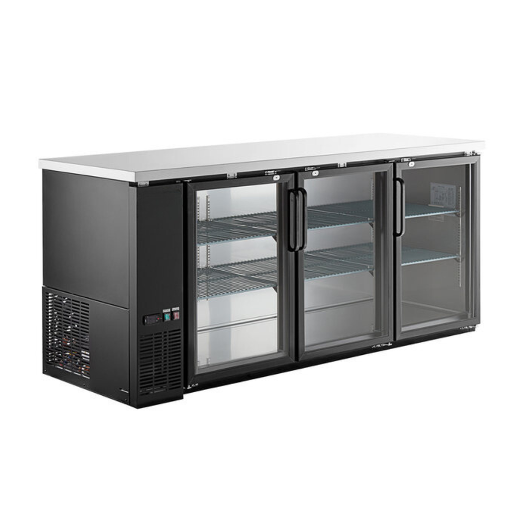 [103060] Contrabarra Refrigerada 3 Puertas de Cristal CBR-3PC-SS-01 ICEHAUS