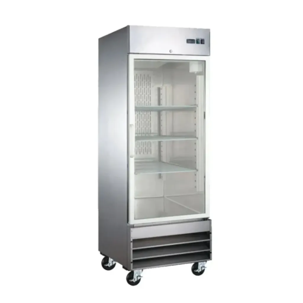 [103140] Congelador Vertical 1 Puerta de Cristal CV-1PC-SS-01 ICEHAUS
