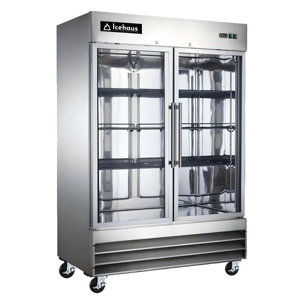 [103141] Refrigerador 2 Puertas de Cristal 41 pies RV-2PC-SS-01 ICEHAUS