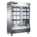 Refrigerador 2 Puertas de Cristal 41 pies RV-2PC-SS-01 ICEHAUS