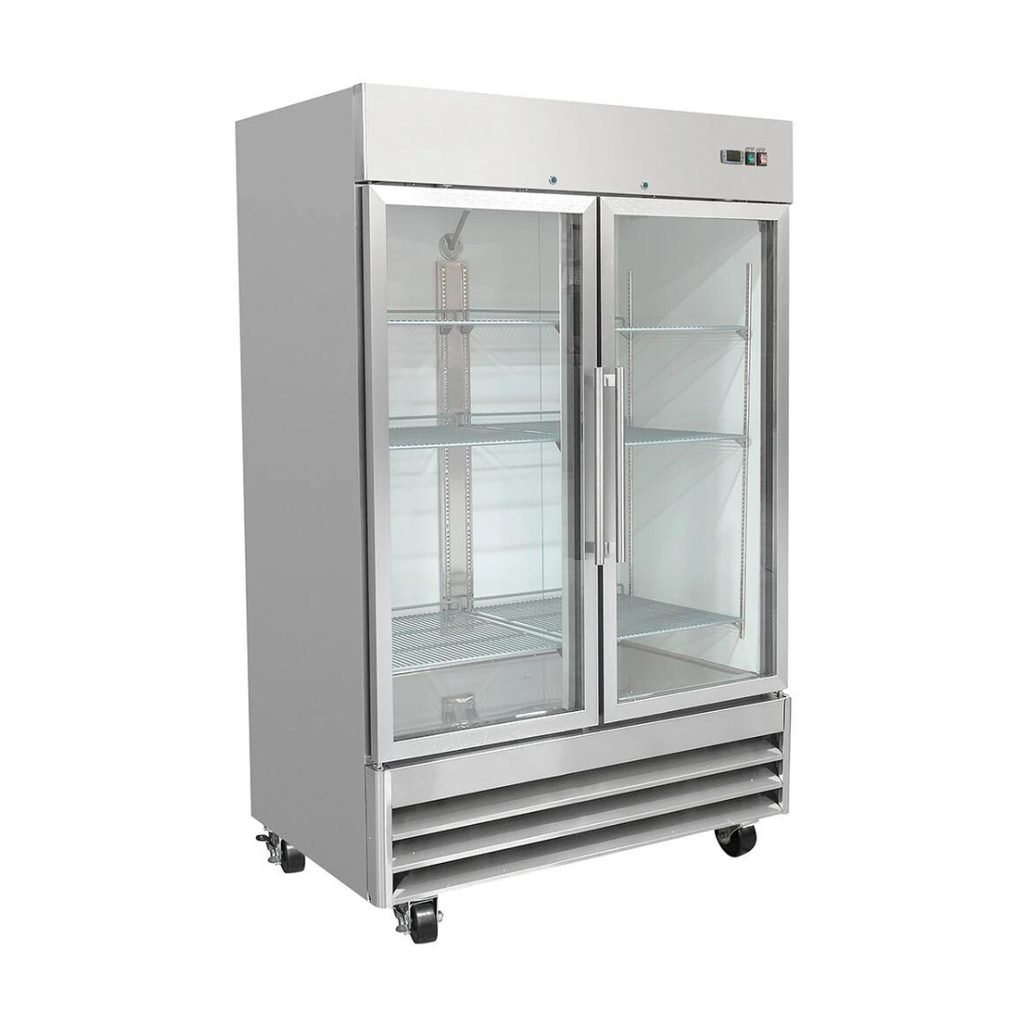[103142] Congelador Vertical 2 Puertas de Cristal 41 pies CV-2PC-SS-01 ICEHAUS