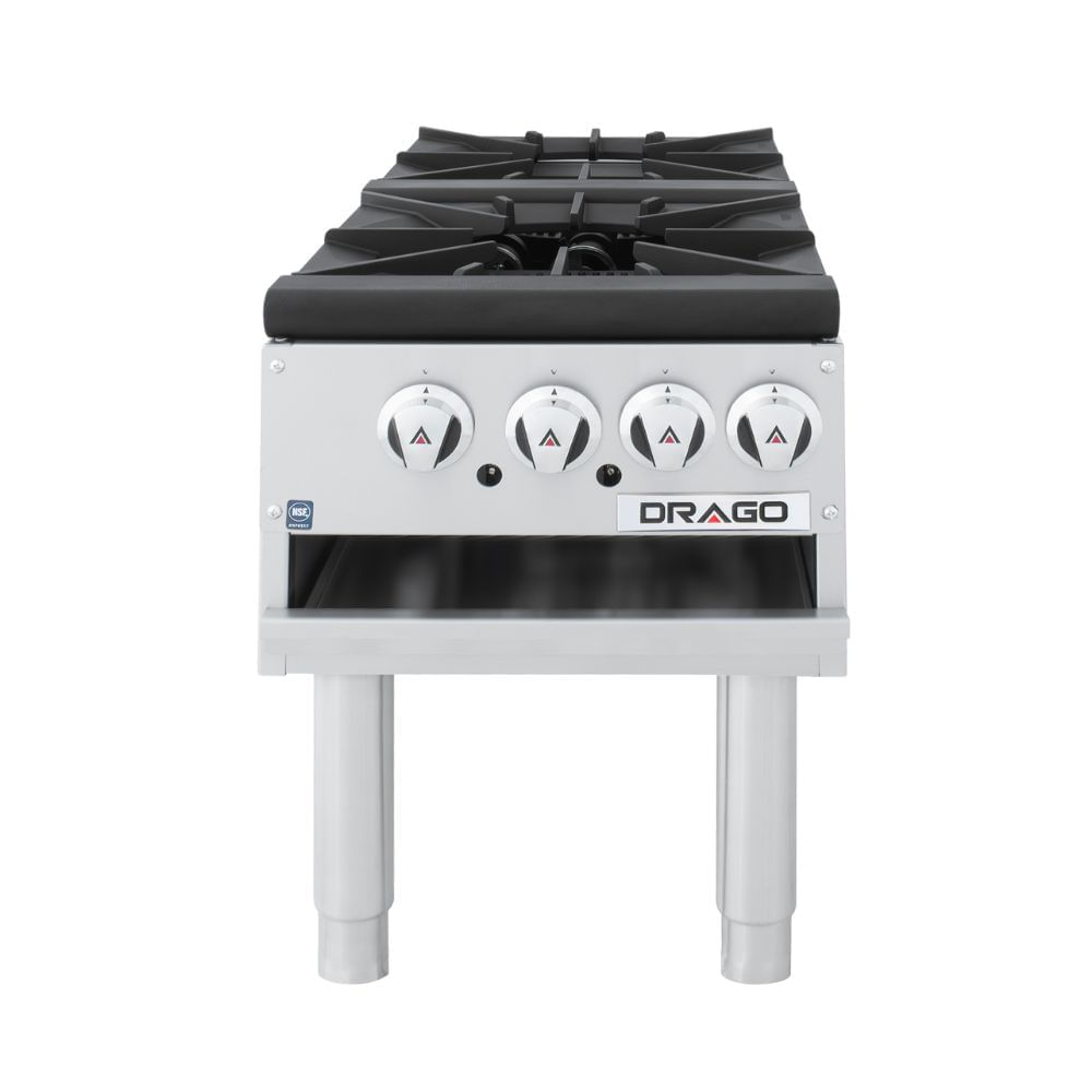 [103153] Estufón 2 Secciones Vertical Gas Propano GPFO-02-VSH DRAGO
