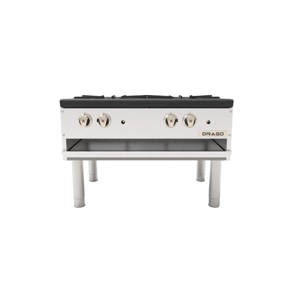 [103158] Estufón 2 Secciones Horizontal Gas Propano GPFO-02-HSH DRAGO