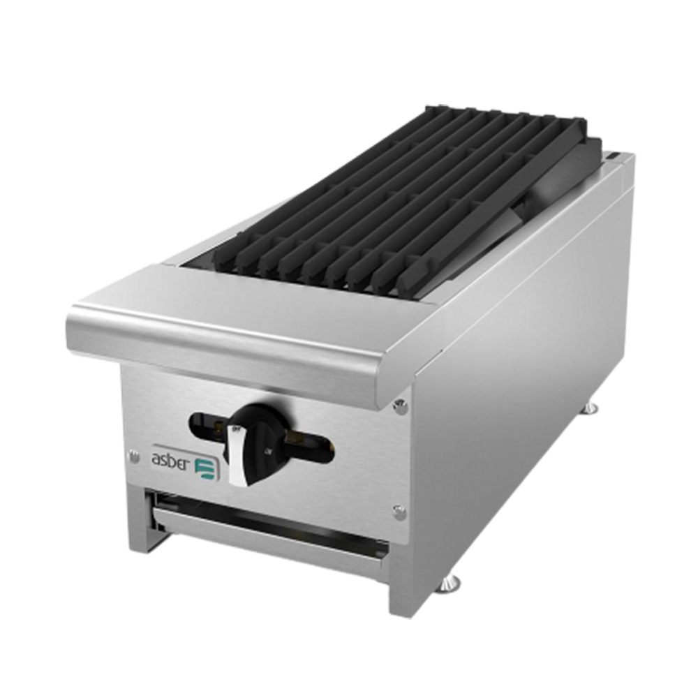 [100020] Asador Industrial a Gas Radiante 12" 1 Quemador AERB-12 ASBER