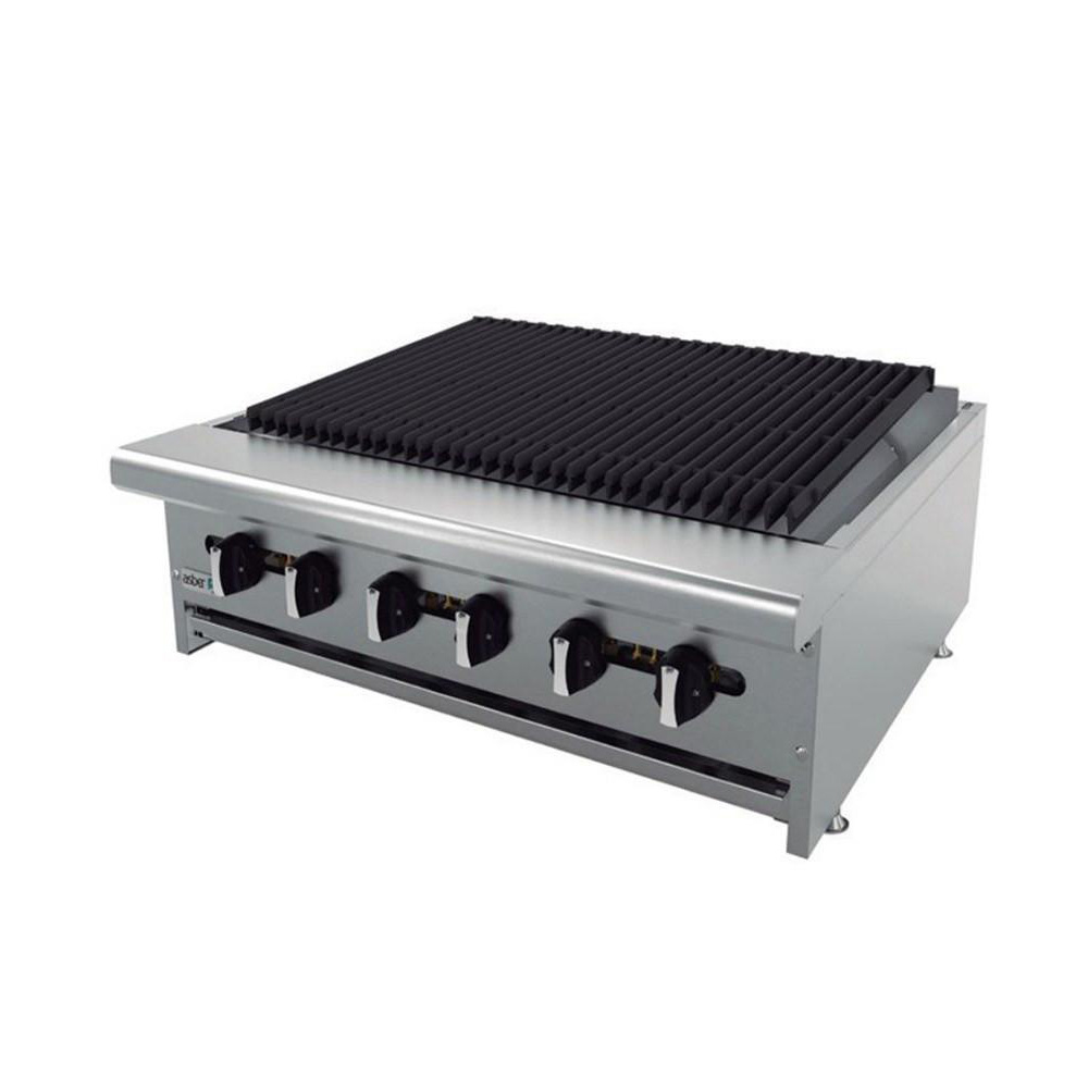 [100022] Asador Industrial a Gas Radiante 36" 3 Quemadores AERB-36 ASBER