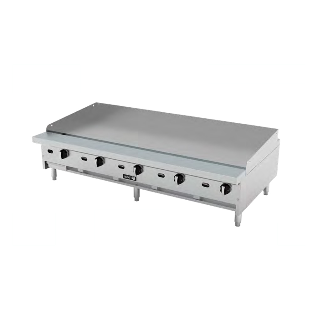 [100040] Plancha Lisa Termostatica a Gas con Placa de 3/4" AETG-60-H ASBER