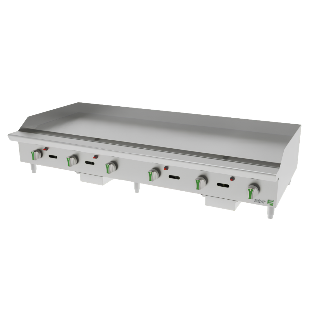 [100041] Plancha Lisa Termostatica a Gas con Placa de 1" AETG-72-H ASBER