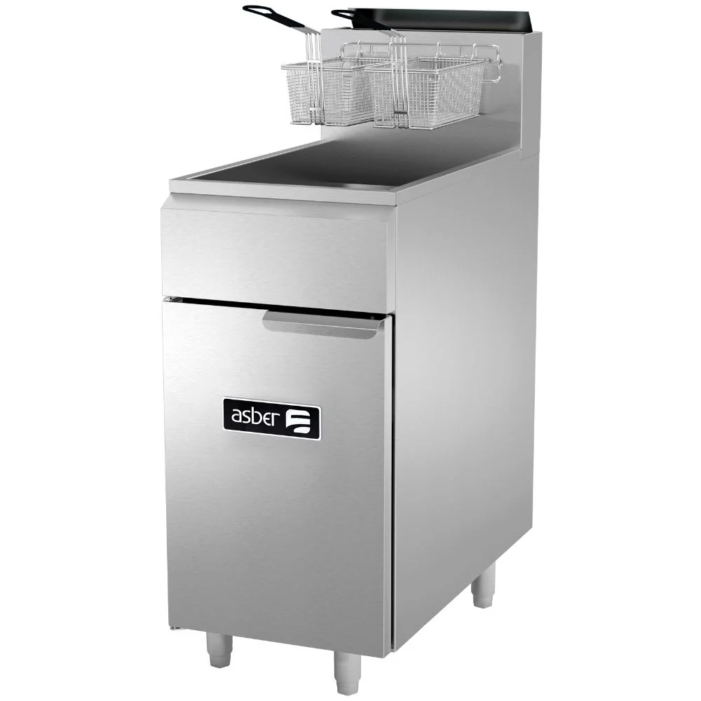 [100050] Freidora a Gas Piso 2 Canastillas AEF-50-S ASBER