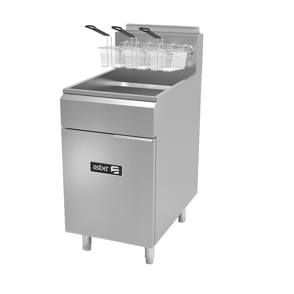 [100052] Freidora Industrial 1 Tina 4 Quemadores AEF-75-S ASBER