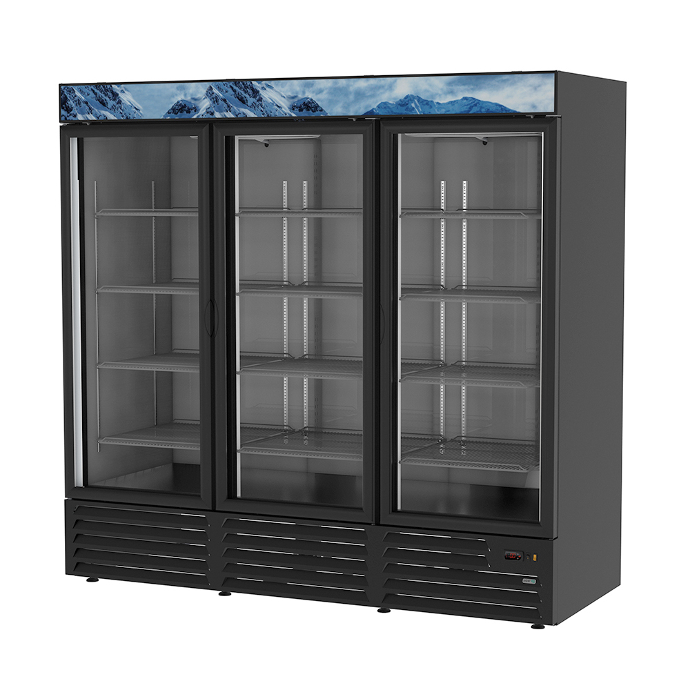 [100107] Refrigerador Comercial 3 Puertas de Cristal 72 Pies ARMD-72 ASBER