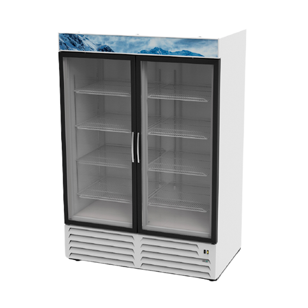 [100110] Congelador Comercial 2 Puertas de Cristal 37 Pies AFMD-37 ASBER