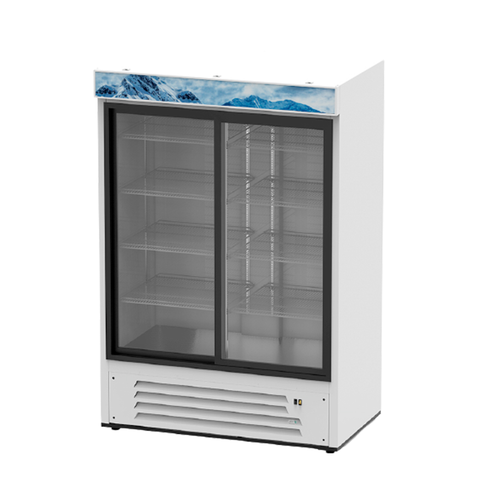 [100111] Refrigerador Comercial 2 Puertas de Cristal 47 Pies ARMD-47-SD ASBER