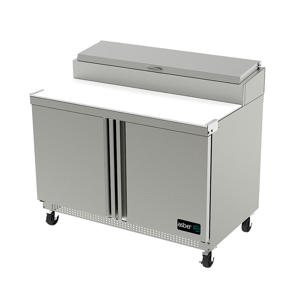 [100123] Mesa Refrigerada de Preparacion de Pizzas 2 Puerta 120 cm APTP-48 ASBER