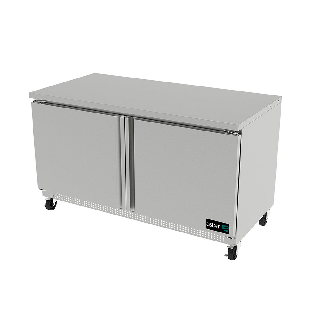[100128] Mesa Regrigerada Bajo Mostrador 2 Puertas 152 cm AUTR-60 ASBER