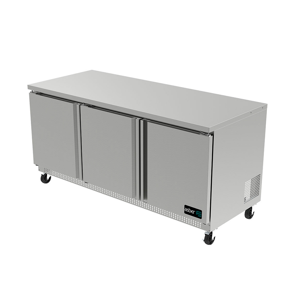 [100129] Mesa Refrigerada Bajo Mostrador 3 Puertas 183 cm AUTR-72 ASBER