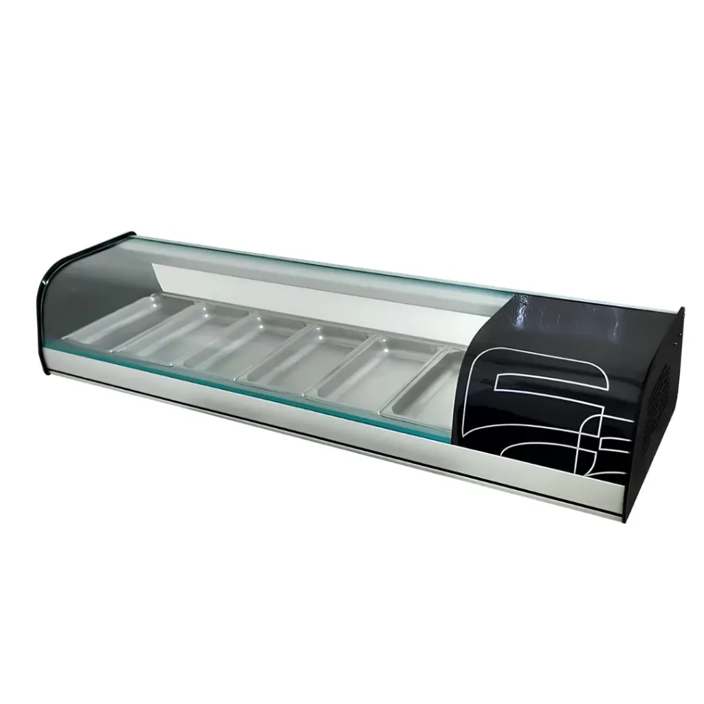 [100145] Vitrina Refrigerada Sobre Mostrador Sushi 139 cm ACTC-55-HC ASBER