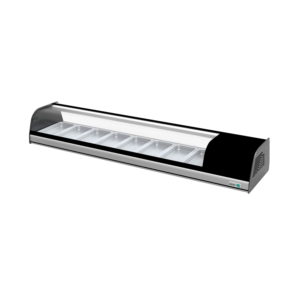 [100146] Vitrina Refrigerada Sobre Mostrador Sushi 175 cm ACTC-69-HC ASBER