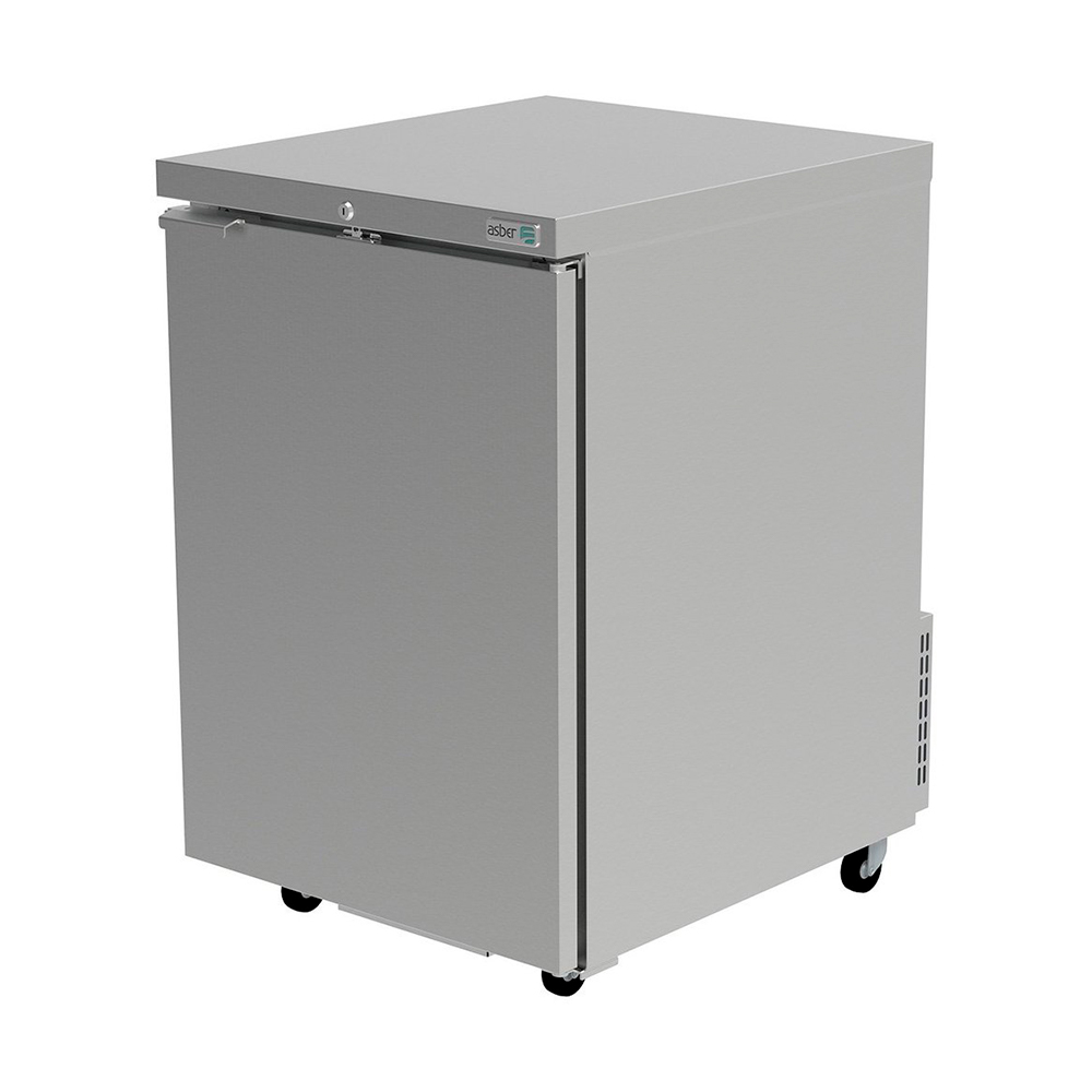 [100166] Refrigerador Contra Barra Acero Inoxidable 1 Puerta 62 cm ABBC-23-S ASBER