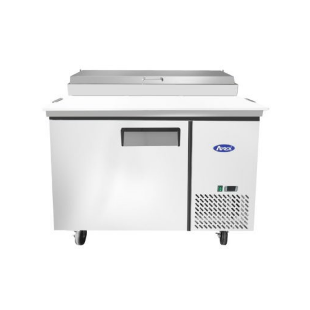 [102233] Mesa prep pizzas, 1 pt sólida: 1.1 m MPF8201GR ATOSA